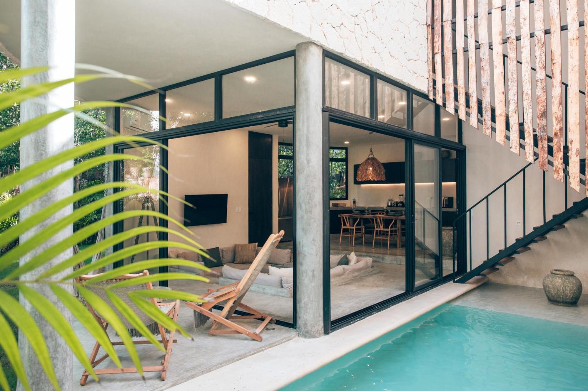 Luxury Jungle Villa-Pvt Pool -100Mbs- Concierge 8A Тулум Экстерьер фото