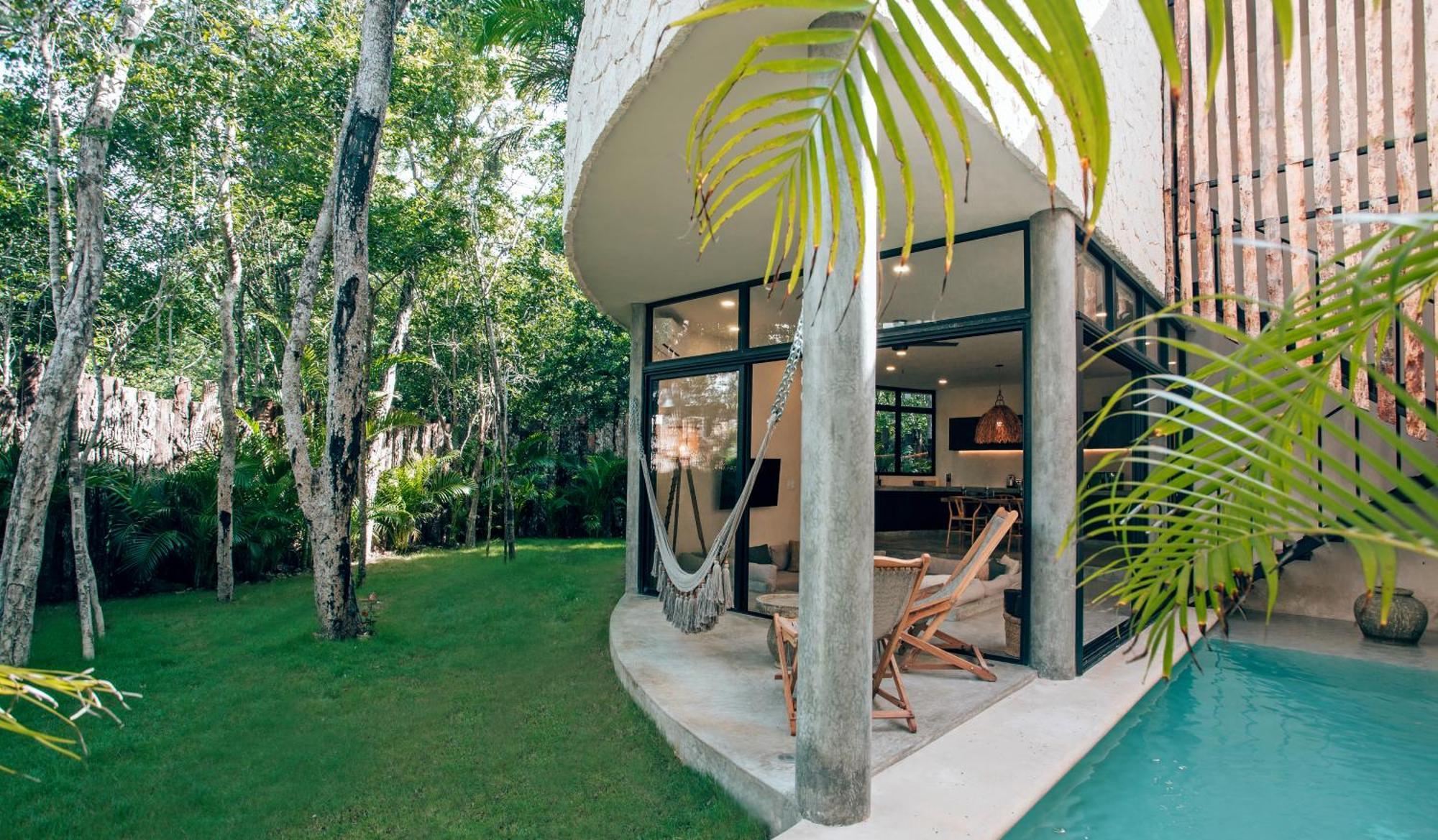 Luxury Jungle Villa-Pvt Pool -100Mbs- Concierge 8A Тулум Экстерьер фото